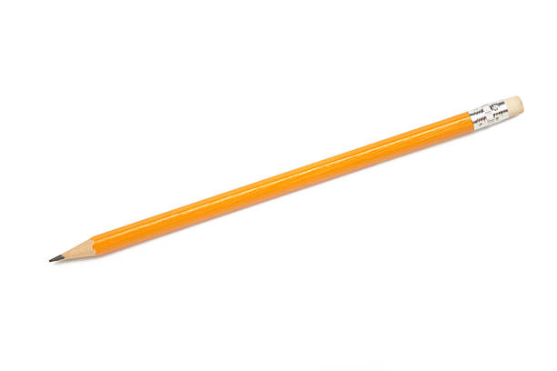 istock Isolated pencil on a white background. Top view 2244369373
