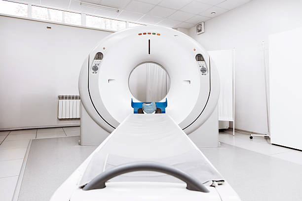 istock Modern CT scanner positioned in a clean medical environment 2244386690