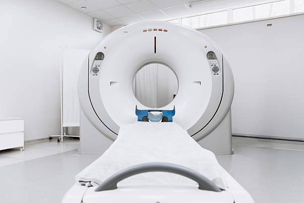 istock Modern CT scanner positioned in a clinical environment 2244386795