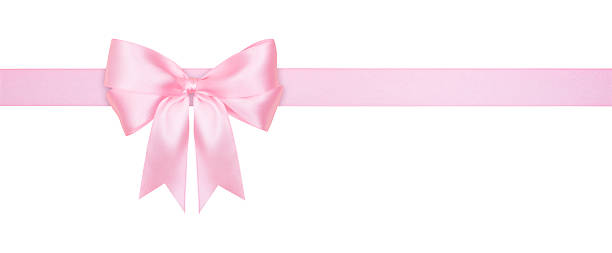 istock Pink Bow and Ribbon Isolated 2244388523