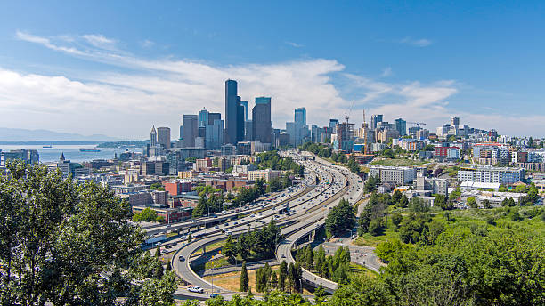 istock Seattle skyline on a sunny day in June 2244396851