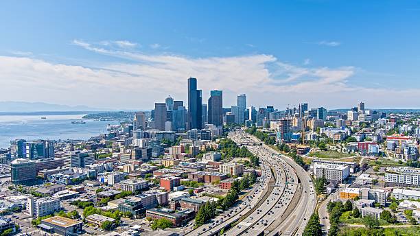 istock Seattle skyline on a sunny day in June 2244396853