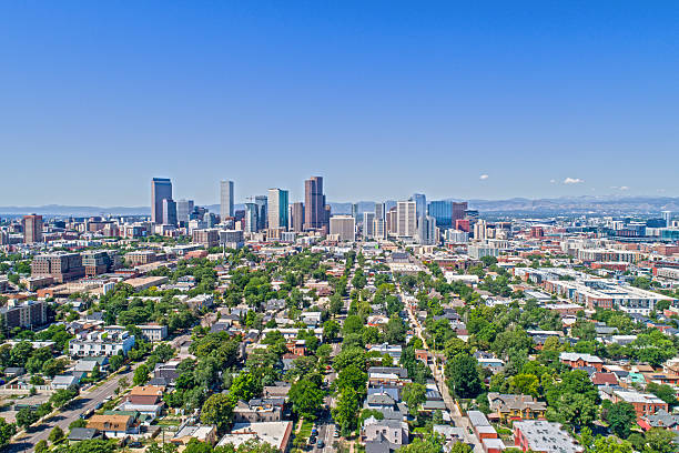 istock Aerial view of the Denver skyline 2244398399