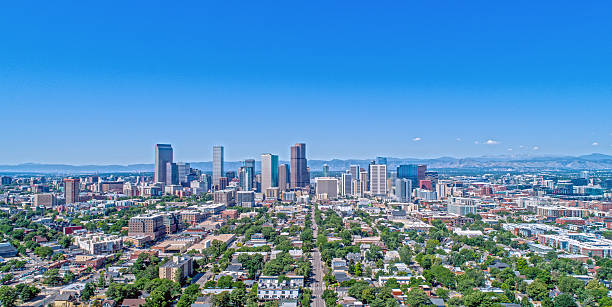 istock Aerial view of the Denver skyline 2244398400