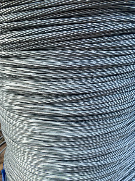 istock close up of a white wire 2244403325