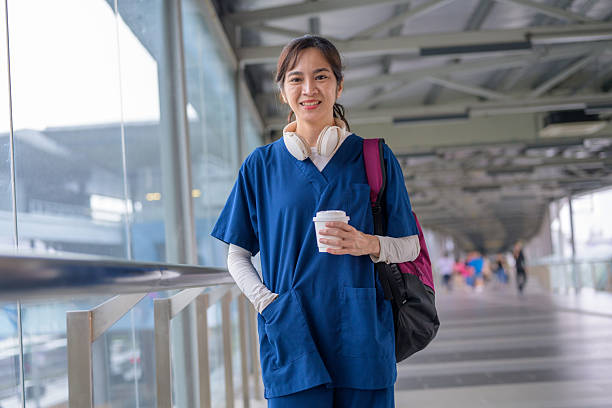 A Strong and Confident Nurse Enjoys a Quiet Celebration After Serving Others