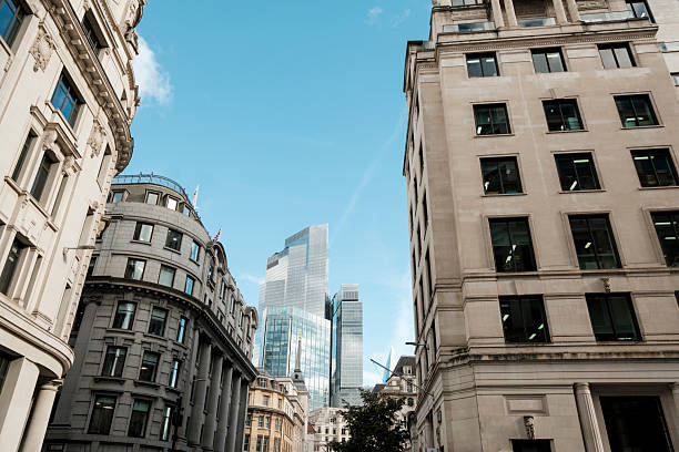 istock London financial district buildings standing tall against sky 2244412366