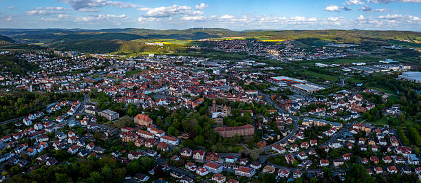 istock Aerial view the old town in Bad Hersfeld in Germany 2244423079