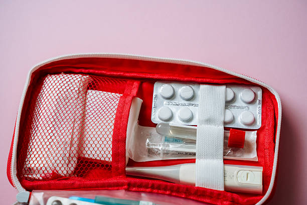 istock Essential Items for your First Aid Kit A Comprehensive Collection of Necessary Medicines and Supplies for Prompt, Effective Care During Emergencies to Ensure Safety for Everyone 2244425571
