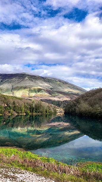 istock Lake in Albania 2244437371