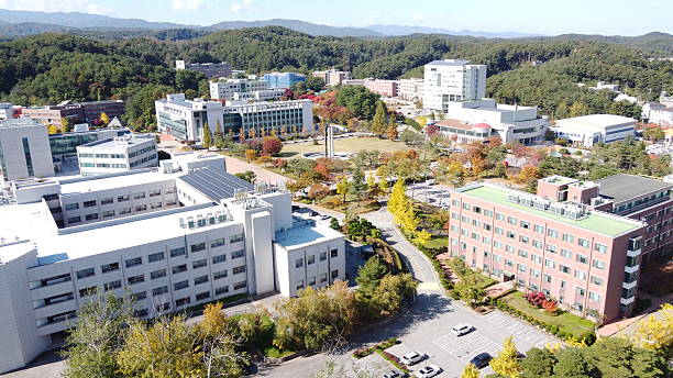 Aerial view of Gangneung