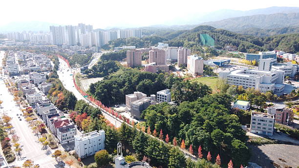 istock Aerial view of Gangneung 2244437509