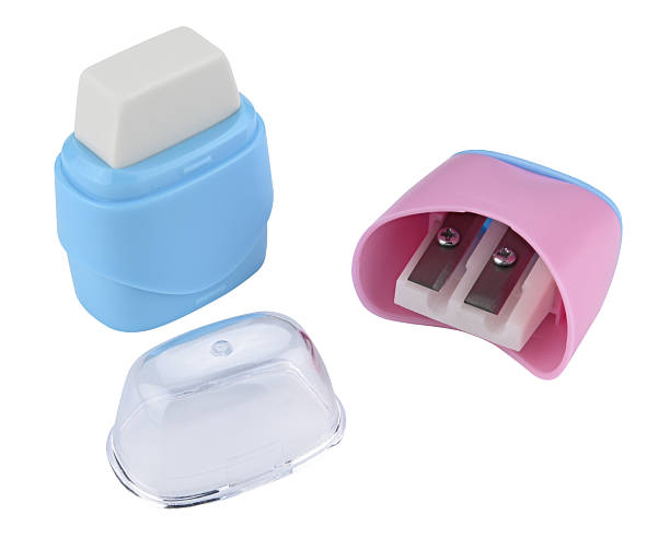 istock Eraser sharpener isolated on a white background. Full depth of field. 2244442693