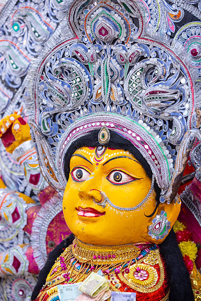 istock Handmade idol of durga 2244445743