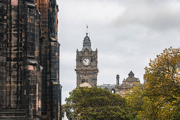 Ancient clock in Edinburgh