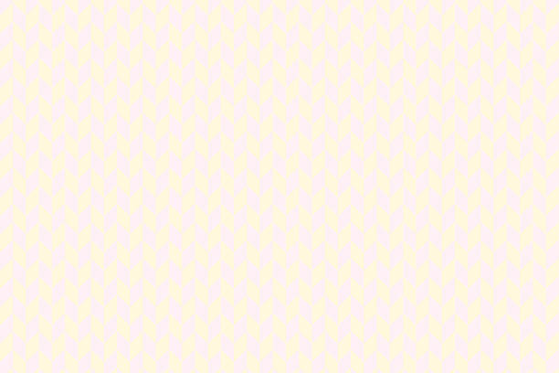 Seamless Cornsilk color and Lavender Blush color zigzag pattern. Herringbone texture. Monochrome line background.