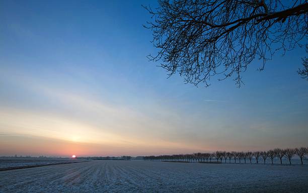 istock Sunrise in rural landscape in Drenthe 2244452858