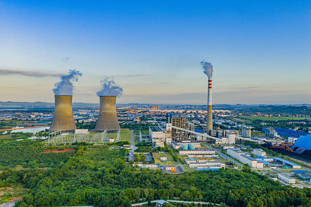 istock A coal-fired power plant at a beautiful sunrise. 2244453663