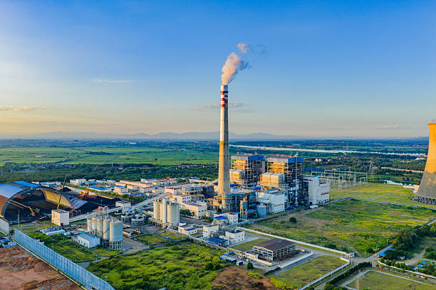 istock A coal-fired power plant at a beautiful sunrise. 2244453701