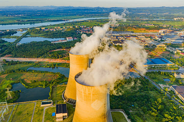 istock A coal-fired power plant at a beautiful sunrise. 2244454223
