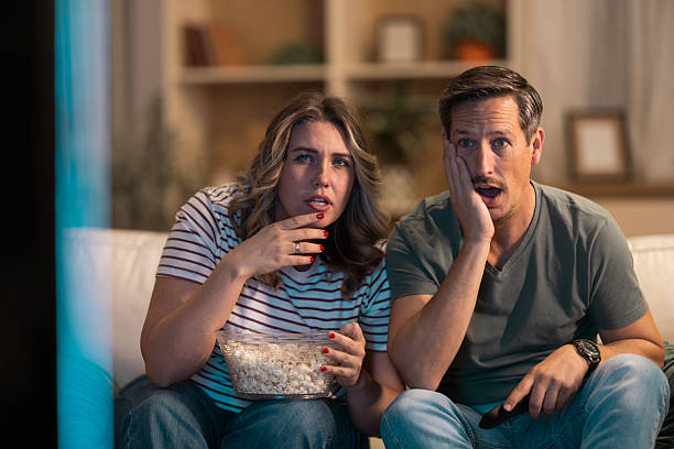 istock Couple Watching Movie 2244461115