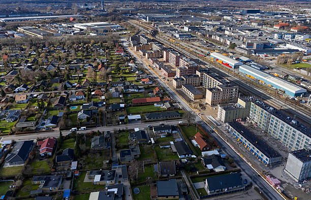 istock Residential homes. Construction site in Copenhagen 2244461567