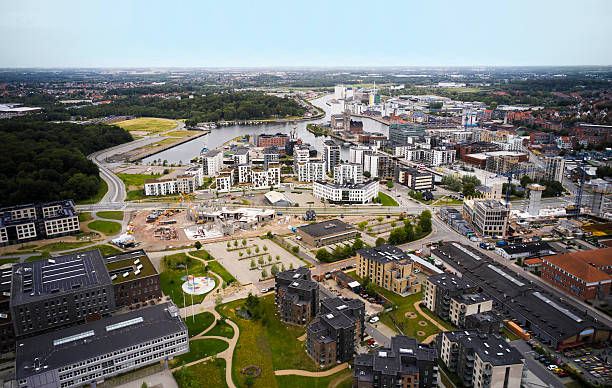 istock Residential district near Odense Harbor 2244462331