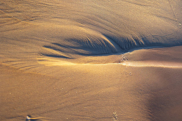 istock Beautiful sand patterns at the beach of Baltic Sea. 2244464688