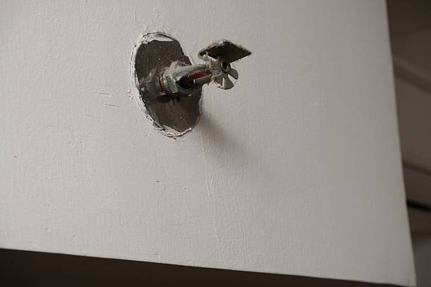 istock Wall-mounted water sprinkler head for fire safety 2244466203