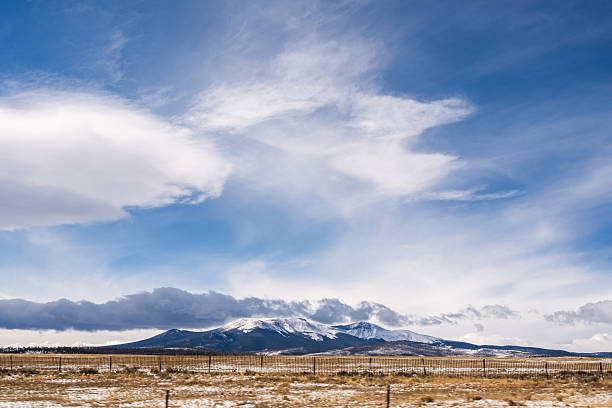 Rocky Mountains landscape in Colorado on the road from Breckenridge to Salida