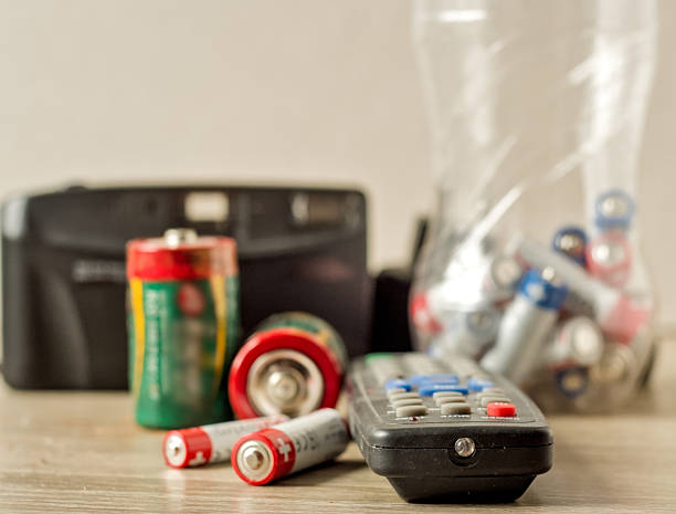 istock Used Batteries and Household Electronics for Recycling 2244472911