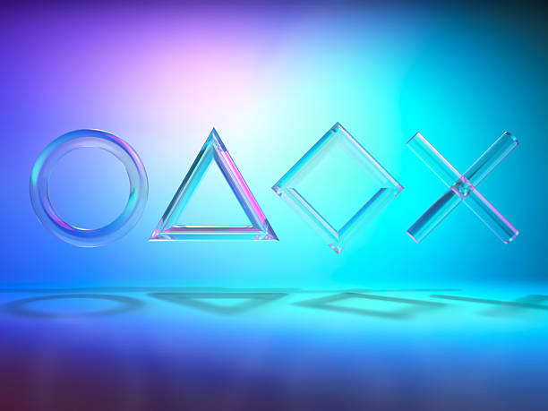 istock Crystal glass symbol abstract, 3D illustration 2244474265