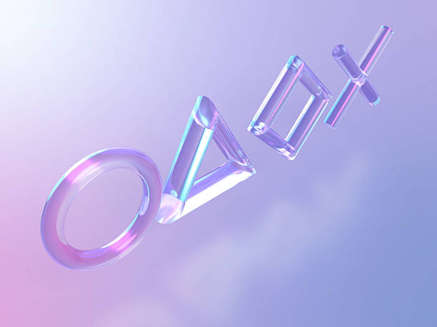 istock Crystal glass symbol abstract, 3D illustration 2244474269