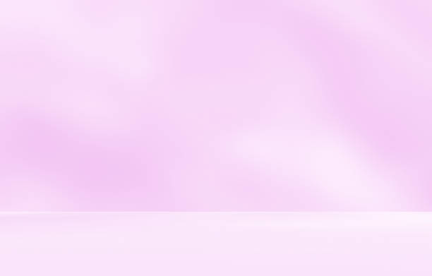 istock Empty pink purple room studio with sunlight effect shadow on the floor and wall for product presentation. 2244475752