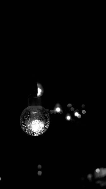 istock Light bulbs and bokeh lights, graphics for illustration 2244475927
