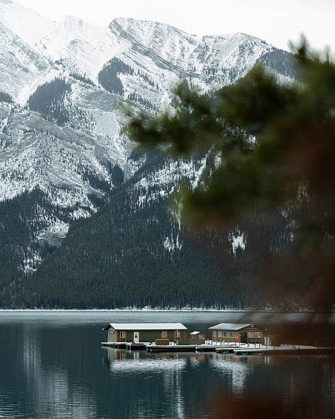 istock lake lake Minnewanka in Alberta, Canada. 2244486965