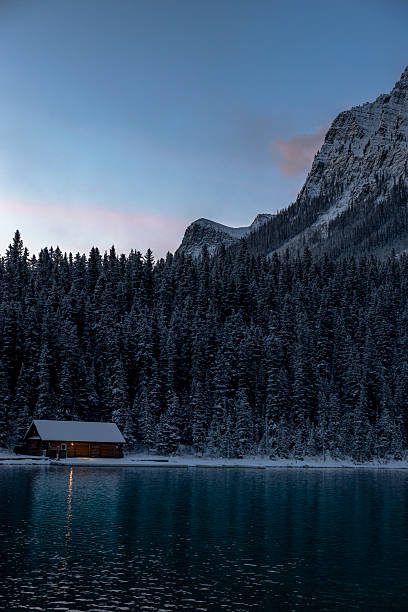 istock Sunrise at Lake Louise 2244487049