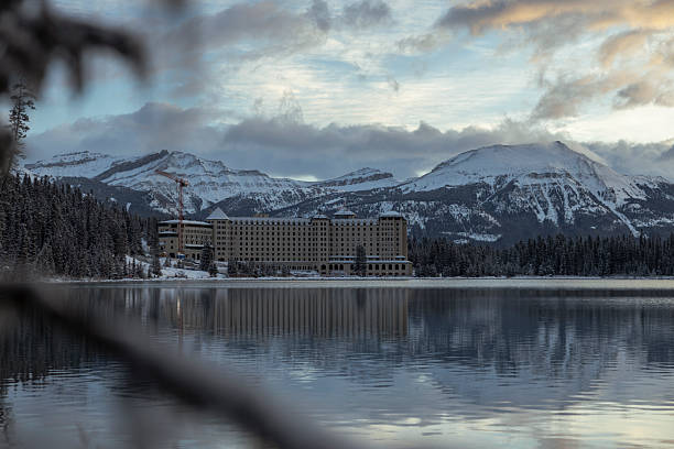 istock Sunrise at Lake Louise 2244487059