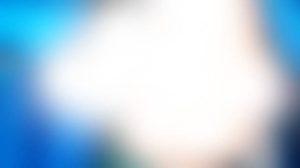 istock Abstract gradient background with white area. Vivid combination of blue, yellow, red, and orange tones with smooth transitions and organic shapes, perfect for digital art, overlays, or modern graphic design projects. 2244487280