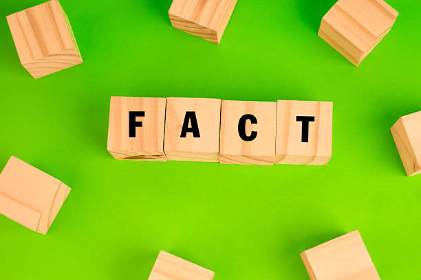 istock blocks spelling FACT surrounded by pieces, representing truth, verification and evidence based information. 2244492282