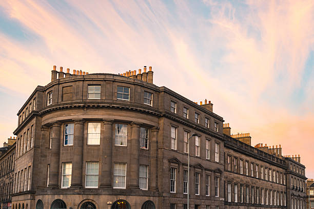 istock Edinburgh historic urban stone building at sunset 2244513196