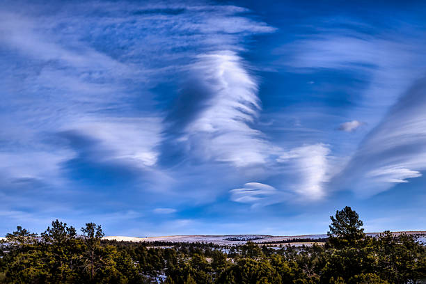 istock Amazing Winter Cloud over the Wet Mountains 2244514460