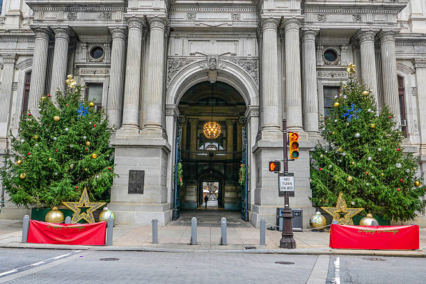 City Hall, Philadelphia city, Christmas tree