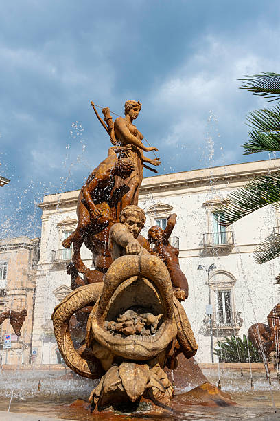 Fountain Of Diana In Syracuse