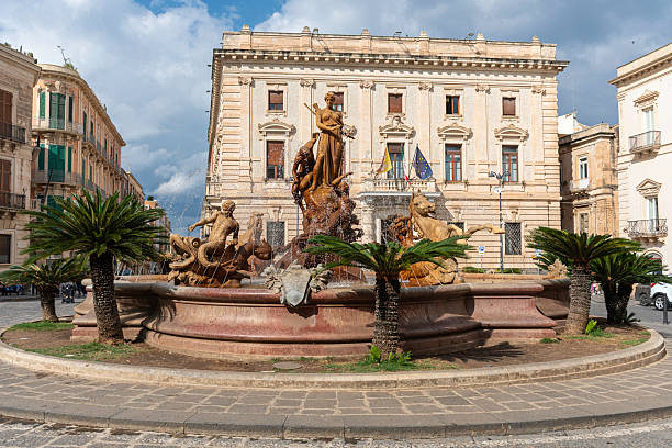 istock Fountain Of Diana In Syracuse 2244525709
