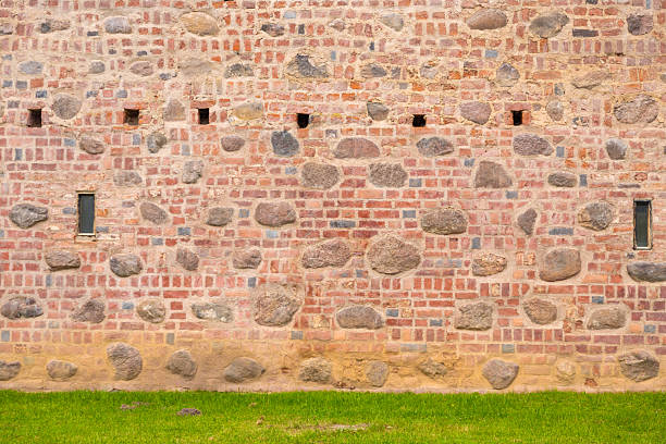 istock Old wall made of the Jerusalem stone wall. Israel 2244527545