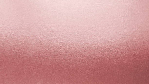 istock Rose gold pink background foil leaf metallic texture wrapping paper for shiny glowing wallpaper design decoration, reflective luminous gradient backdrop 2244536571