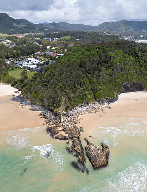 istock Diggers Beach - Coffs Harbour - Aerial view of the coastline 2244551165