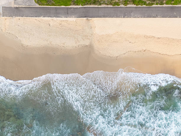 istock Top down aerial view of Merewether Beach - Newcastle NSW Australia 2244551191
