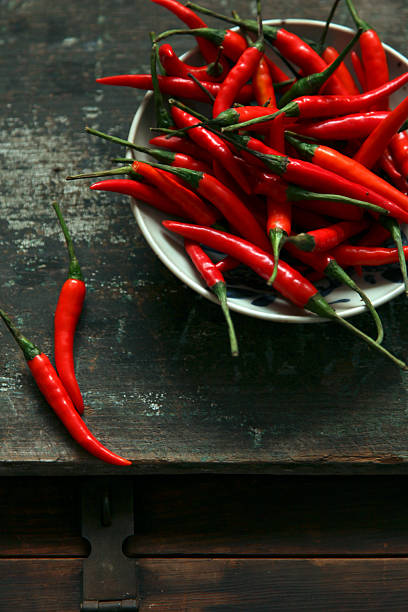 istock A plate of fresh red chili peppers on a dark surface 2244555662
